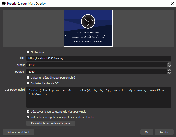 OBS browser source