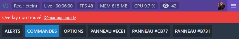 overlay non connecter